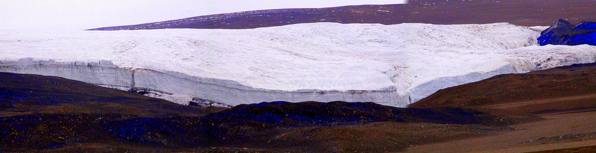 snout of Hobbs Glacier