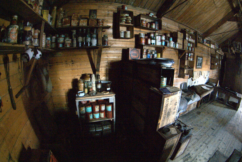 Nimrod Hut interior